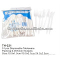 51pcs disposable tableware set,forks spoons and knife